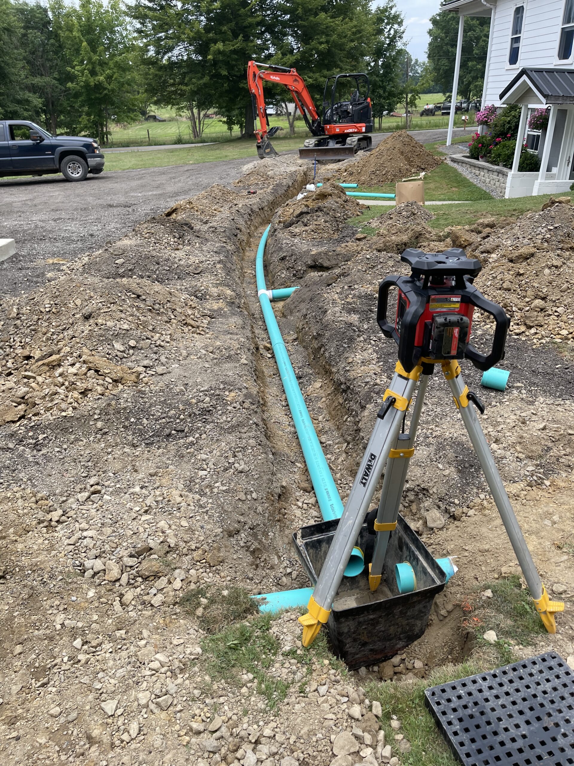 drainage , water problems, storm drain , standing water repair , french drain , downspout , floor drain